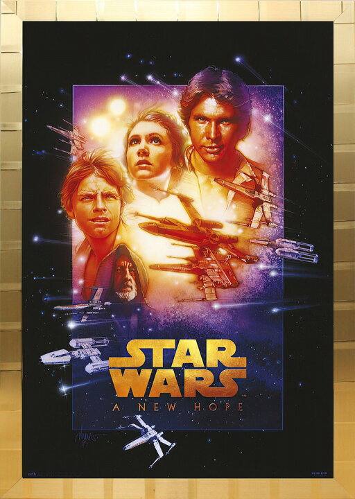 スターウォーズポスター、額縁付き 【公式通販】