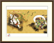 楽天市場】風神雷神（絵画｜アート・美術品・骨董品・民芸品）：ホビー 