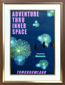【レビュー特典付き】ディズニー「トゥモローランド/アドベンチャー スルー インナースペース」展示用フック付ポスター テーマパークポスター ディズニーグッズ ディズニー絵画 プレゼン