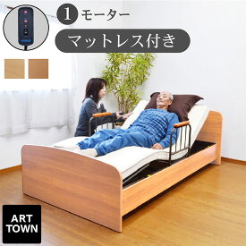 介護ベッド 電動ベッド電動 1モーター ベッド ケア1-ART 【介護向け】 電動 ベッド 介護 ベッド モーター ベッド 電動 リクライニング ベッド リクライニング 介護 ベット 電動 ベット 車椅子 ランキング 常連 本体のみ 敬老の日