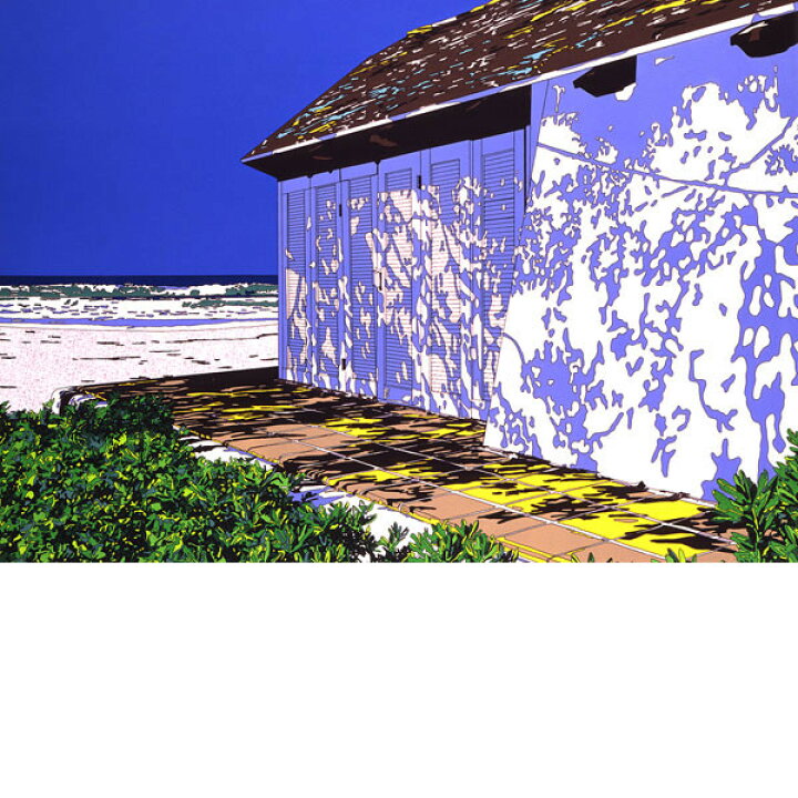 楽天市場】□鈴木英人□版画「BEACH HOUSE」 1990年 : アートウィズ 
