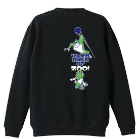 ＼10%OFFクーポン／ ハンドボール トレーナー スウェット メンズ レディース ジュニア 裏パイル 練習着 おもしろ tシャツ ふざけ 名入れ 文字入れ無料 「HANDBALL OF ZOO! ジャンピングゴリラ」 アートワークスコウベ 【送料無料】