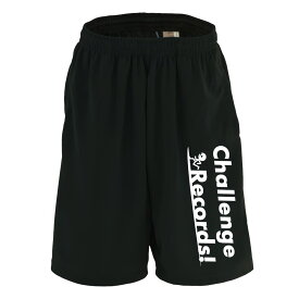 ＼10%OFFクーポン／ 陸上競技 マラソン ランニング ハーフパンツ ドライ メンズ レディース ジュニア 練習着 おもしろ tシャツ ふざけ 名入れ 文字入れ無料 「Challenge Records!」 アートワークスコウベ 【送料無料】