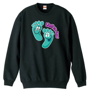 陸上競技 マラソン ランニング トレーナー スウェット メンズ レディース ジュニア 裏パイル 練習着 おもしろ 名入れ おしゃれ 文字入れ無料 綿100% キッズ 大きいサイズ 「Shall We Run?」 アー