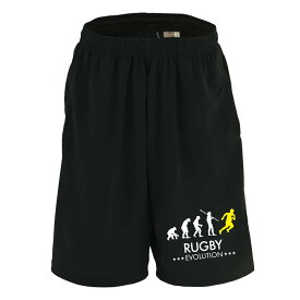 ＼マラソン限定クーポン／ ラグビー ハーフパンツ ドライ メンズ ウェア レディース ジュニア 練習着 短パン 速乾 スポーツ 名入れ おしゃれ 半スボン 文字入れ無料 「ラグビーエボリューション」 アートワークスコウベ 【送料無料】