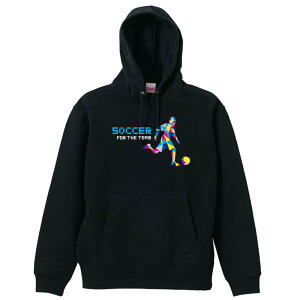 \10%OFFクーポン/ サッカー パーカー プルオーバー メンズ レディース ジュニア 練習着裏パイル おもしろ 名入れ スウェット おしゃれ キッズ 大きいサイズ 文字入れ無料 「ポリゴンシルエ