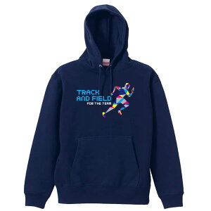 陸上競技 マラソン ランニング パーカー プルオーバー メンズ レディース ジュニア 練習着裏パイル おもしろ 名入れ スウェット おしゃれ キッズ 大きいサイズ 文字入れ無料 「ポリゴンシル