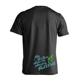 ＼10%OFFクーポン／ 陸上競技 マラソン ランニング Tシャツ 半袖 メンズ レディース ジュニア 練習着 ドライ おもしろ tシャツ ふざけ 名入れ 文字入れ無料 「陸上をしている時間が好き」 アートワークスコウベ 【送料無料】