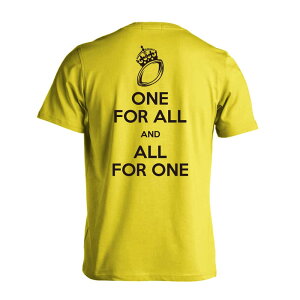 Or[ TVc  Y fB[X WjA K hC  tVc  X|[c EFA  q jq `[  ꖳ uONE FOR ALL AND ALL FOR ONE Or[v