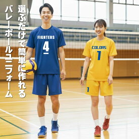 バレーボール ユニフォーム 女子 男子 トップス オーダーメイド 日本バレーボール協会服装規定準拠 オリジナルプリント バレー チーム 名入れ Tシャツ 半袖 背番号 名前入れ レディース キッズ ジュニア メンズ ママさんバレー 練習着 シンプル マーキング プリント代込み