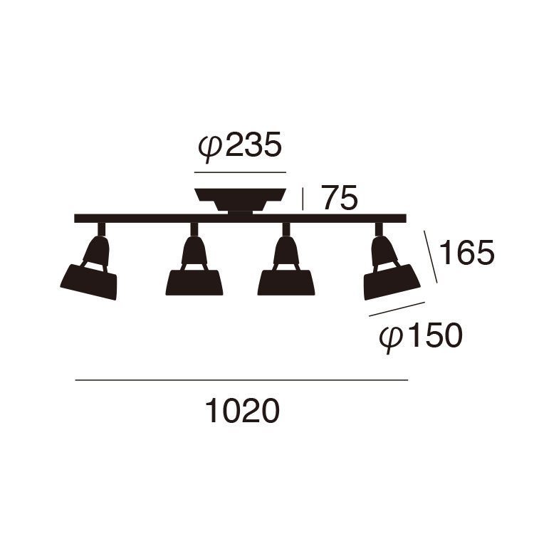 【アートワークスタジオ公式】 ARTWORKSTUDIOAW-0359　HARMONY GRANDE-remote ceiling lamp  ハーモニーグランデリモートシーリングランプ シーリングランプ 4灯E26 100W 角度調整 3段階点灯切替 リモコン付 LED対応 