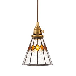 【レビュー特典付】【アートワークスタジオ公式】 ARTWORKSTUDIO ペンダントライト AW-0388 Stained glass-pendant Break ステンドグラスペンダント ブレイク 1灯 E26 40W 真鍮 ステンドグラス LED対応 おしゃ