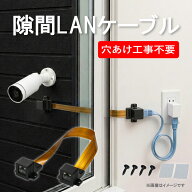【最強配送】隙間 LAN ケーブル フラット カテゴリ6 CAT6 準拠 ギガビット対応 窓 サッシ ドア 隙間用 中…