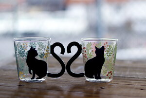 マグカップ グラス おしゃれ かわいい 耐熱 耐熱ガラス カップ コップ ねこ ネコ 御歳暮 お歳暮 ※ 陶器 北欧 kinto 二重 大きい ブランド ペア ではありません。マグカップルガラス/ボタニカ