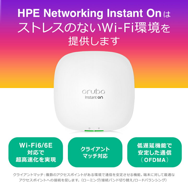 楽天市場】【公式】HPE Networking Instant On AP22 (JP) PSU Bundle 