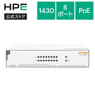 【公式】HPE Networking Instant On 1430 8G Class4 PoE 64W Switch スイッチングハブ 非管理型L2 R8R46A…