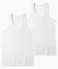 2枚組 肌着 タンクトップ ランニング 抗菌 防臭 丸首 爽快 綿100％ 大きいサイズ 3L 4L【C4Z】【送料無料】【ゆうパケット】【メンズ】【mens】