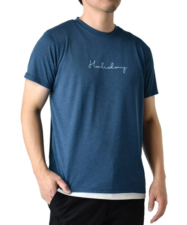 楽天市場】接触冷感 吸汗速乾 半袖Tシャツ メンズ ドライ UV対策  