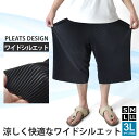 ステテコ 7分丈 メンズ レディース ワイド プリーツ 蛇腹 軽量 通気性 涼しい 酷暑対策 部屋着 パジャマ ハーフパンツ…