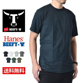 Hanes ヘインズ BEEFY ビーフィー 半袖Tシャツ メンズ 綿【H5K】【送料無料】【ゆうパケット】【メンズ】