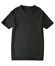 半袖 Tシャツ メンズ カチオンドライ 吸汗速乾 接触冷感 UVカット UPF50+ Vネック クルーネック 水陸両用【H1V】【送料無料】【メール便1】【メンズ】【mens】