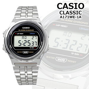 CASIO �J�V�I �X�^���_�[�h �f�W�^�� �N�I�[�c�r���v A171WE-1A �����Y ���f�B�[�X �V���o�[ �h�� �V���v�� ������� ���j�Z�b�N�X �M�t�g �v���[���g �l�C ��ԃ��f��