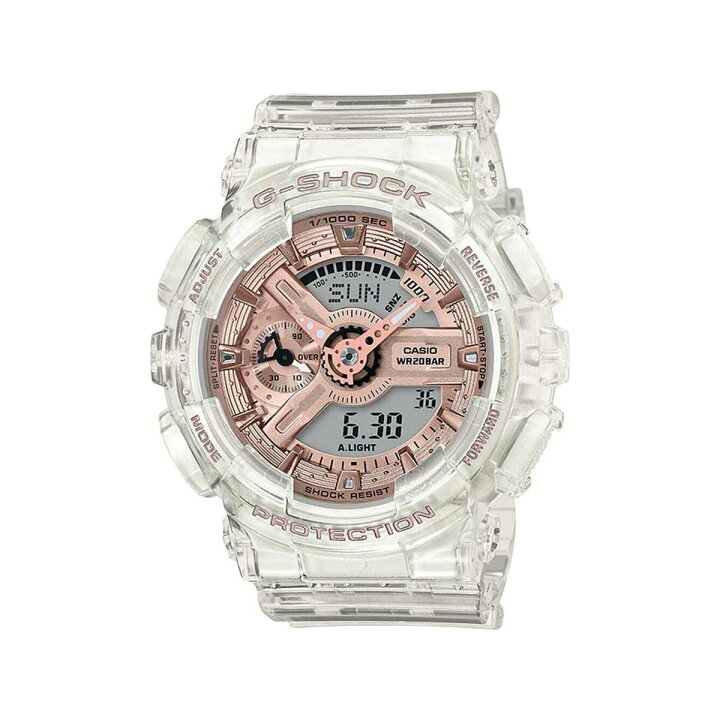 楽天市場 Casio カシオ G Shock ジーショック Gma S110sr 7a 海外モデル レディース 腕時計 クリア ピンクゴールド 安い セレクトショップ Number11 楽天市場 Casio カシオ G Shock ジーショック Gma S110sr 7a 海外モデル レディース 腕時計 クリア ピンクゴールド 安い セレクトショップ Number11