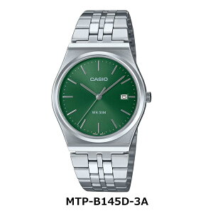 CASIO �J�V�I MTP-B145D �����Y �r���v �A�i���O �N�I�[�c �f�C�g�\�� �X�e�����X�x���g �h�� �V���o�[ �r�W�l�X �J�W���A�� �V���v�� �f�U�C�� ���s�A���i �l�C �u�����h �M�t�g �v���[���g