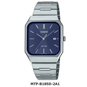 CASIO �J�V�I MTP-B185D MTP-B185G �����Y �r���v �A�i���O �N�I�[�c �f�C�g�\�� �X�e�����X�x���g �V���o�[ �r�W�l�X �J�W���A�� �V���v�� �f�U�C�� ���s�A���i �l�C �u�����h �M�t�g �v���[���g