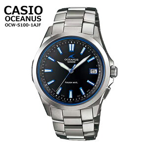 yKizCASIO JVI OCEANUS IVAiX OCW-S100-1AJF 3hands model \[[dg `^ Yrv Tt@CAKX 10Ch