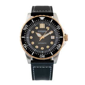 CITIZEN シチズン メンズ 腕時計 時計 機械式 自動巻き レザー NJ0176-10E 海外正規品 逆輸入 ブランド 人気 安い
