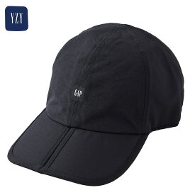 YEEZY × GAP FOLDABLE CAP YZY GAP471165-02-2 TRUEBLACK イージー ギャップ 帽子 キャップ ロゴ 黒 ブラック メンズ ブランド カニエ ウエスト YGEBB