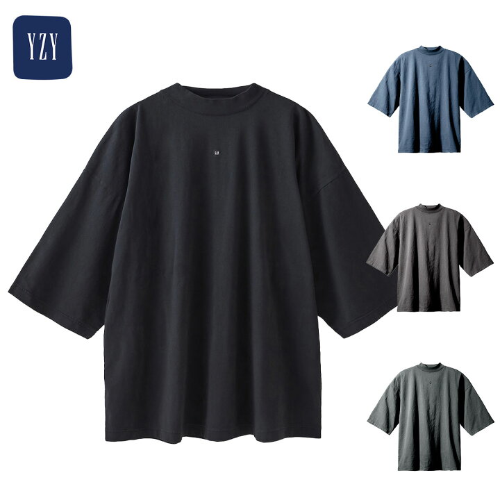 楽天市場】YEEZY × GAP 52 LOGO 3/4 SLEEVE TEE 471310-04-2 BLACK25 