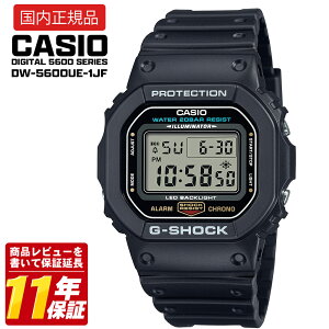 CASIO �J�V�I G-SHOCK DW-5600UE-1JF �r���v �����Y ���f�B�[�X �f�W�^�� �X�N�G�A 5600�V���[�Y �h�� 20�C�� �u���b�N �������K�i �W�[�V���b�N �ϏՌ� �^�t�l�X �X�g�b�v�E�H�b�` �A���[�� LED���C�g 