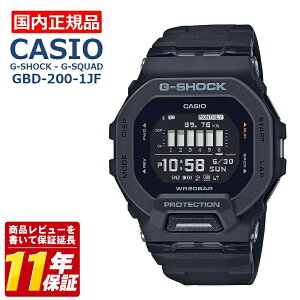 �������K�i CASIO �J�V�I G-SHOCK G-SQUAD GBD-200-1JF �u���b�N �����Y �r���v Bluetooth �����v �J�����[�v�� �S�����v�� �^�C�}�[ �A���[�� �h�� �X�|�[�c �����j���O �W�� �g���[�j���O �f�W�^�� �E�H