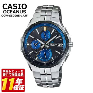 �y�������K�i�zCASIO �J�V�I OCEANUS �I�V�A�i�X OCW-S5000E-1AJF Manta S5000 Series �\�[���[�d�g �`�^���� �����Y�r���v �T�t�@�C�A�K���X 10�C���h��