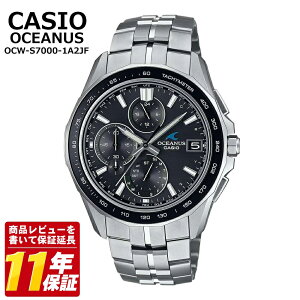 �y�������K�i�zCASIO �J�V�I OCEANUS �I�V�A�i�X OCW-S7000-1A2JF Manta S7000 Series �\�[���[�d�g �`�^���� �����Y�r���v �T�t�@�C�A�K���X 10�C���h��