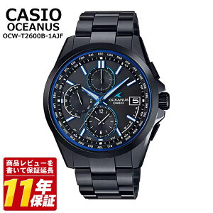�y�������K�i�zCASIO �J�V�I OCEANUS �I�V�A�i�X OCW-T2600B-1AJF Classic Line �\�[���[�d�g �`�^���� �����Y�r���v �T�t�@�C�A�K���X 10�C���h��