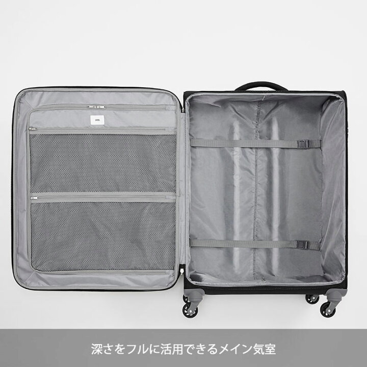 楽天市場】エース ソフトキャリー ロックペイントSS Lサイズ 91L 9-10  