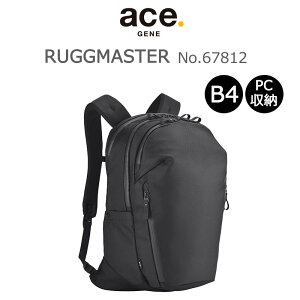�y30��OFF�zP10�{ ace. �G�[�X GENE ���O�}�X�^�[ �����b�N �o�b�N�p�b�N �r�W�l�X No.67812 B4 15.6�C���`PC���[ �ʋ� �A�E�g�h�A ���s �o�� �Љ�l �����Y �I���I�t���p �u���b�N �o�b�O RUGGMASTER �G�[