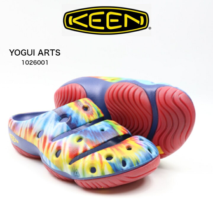 楽天市場】KEEN Yogui Arts 1026001 DDYE14 コラボシリーズ キーン ヨギアーツ 正規品 クロッグサンダル メンズ おしゃれ サンダル 川遊び サンダル スポーツ 海 川 キャンプ アウトドア クロッグ スニーカー メンズサンダル ブランド 男性用サンダル 男性靴 25cm  26cm ...