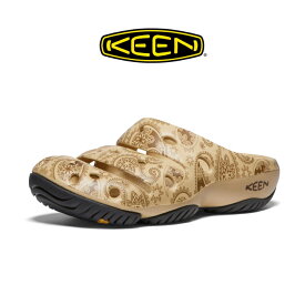 KEEN Yogui Arts 1027133 CAFFE LATTE PAISLEY キーン ヨギアーツ ペイズリー柄 正規品 ヨギ アーツ メンズ キーンサンダル アウトドアサンダル メンズサンダル 男性用サンダル ブランド クロッグサンダル サンダル 海 川 アウトドア おしゃれ 25cm 26cm 27cm 28cm 29cm