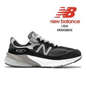 USA new balance M990BK6 BLACK/WHITE ���s�A�� ���K�i �j���[�o�����X �����Y�X�j�[�J�[���C�t�X�^�C�� �� �j���C �y�V�s�� �y�V���� �T�[�` �����L���O �L�� �ʔ� 26cm 26.5cm 27cm 27.5cm 28cm