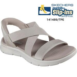 SLIP-INS SKECHERS 141489/TPE GO WALK FLEX SANDAL - GLIMMER �X�P�b�`���[�Y �X���b�v�C���Y ���f�B�[�X�T���_�� �X�|�[�c�T���_�� �R���t�H�[�g �^�[�v �n���Y�t���[ �y�V�s�� �y�V���� �T�[�` �����L���O 