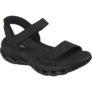 SLIP-INS SKECHERS 141276 BBK GO WALK GLIDE-STEP 2.0 SANDAL �X���b�v�C���Y �X�P�b�`���[�Y ���f�B�[�X�T���_�� �u���b�N �� �X�|�[�c�T���_�� �X�|�T�� �y�V�s�� �y�V���� �T�[�` �����L���O �L�� �ʔ� 22cm
