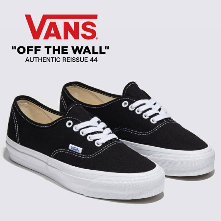楽天市場】VANS PREMIUM オーセンティック 44 VN000CQABA2 BLACK/WHITE 