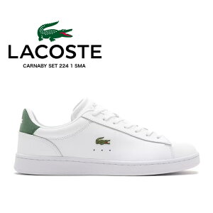 LACOSTE CARNABY SET 224 1 SMA 48SMA0011 1R5 WHT/DK GRN �����Y�X�j�[�J�[ ���R�X�e �z���C�g �O���[�� �R�[�g�X�j�[�J�[ �j���C �y�V�s�� �y�V���� �T�[�` �����L���O �L�� �ʔ� 25.5cm 26cm 26.5cm 27cm 28cm 28.5cm
