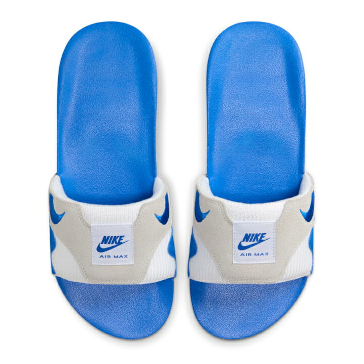 楽天市場】NIKE AIR MAX1 SLIDE FJ4007-100 WHITE/ROYAL BLUE メンズ 