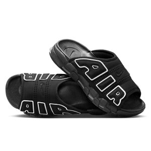 NIKE AIR MORE UPTEMPO SLIDE DV2132-001 BLACK/WHITE YT_ X|[cT_ iCL GA AAbve| XCh   nike yVs yV T[` LO LOTCY 24cm 25cm 26cm 27cm