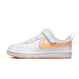 NIKE COURT BOROUGH LOW RECRAFT PS DV5457-119 ナイキ コート ボロー LOW リクラフト ジュニアスニーカー 子供靴 コートスニーカー ホワイト オレンジ 男の子靴 女の子靴 マジック 楽天検索 楽天市場 17cm 18cm 19cm 20cm 21cm 21.5cm 22cm